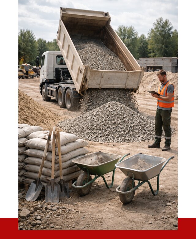 Доставка нерудных материалов в Мариинске от 1224 руб. | ПРОНЕРУДМрн