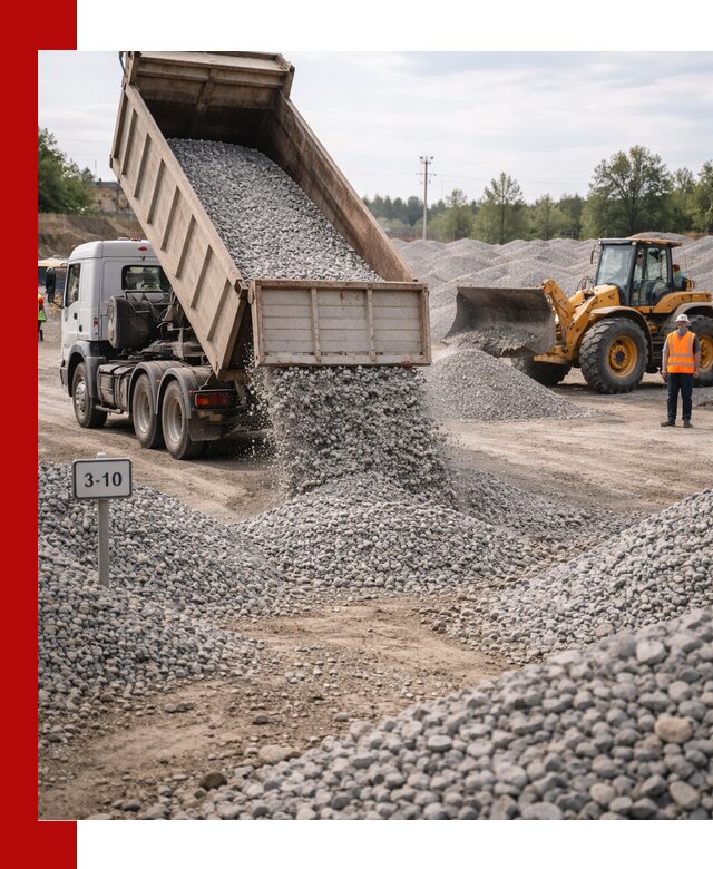 Гранитный щебень фракции 3–10: доставка и продажа в Мариинске
