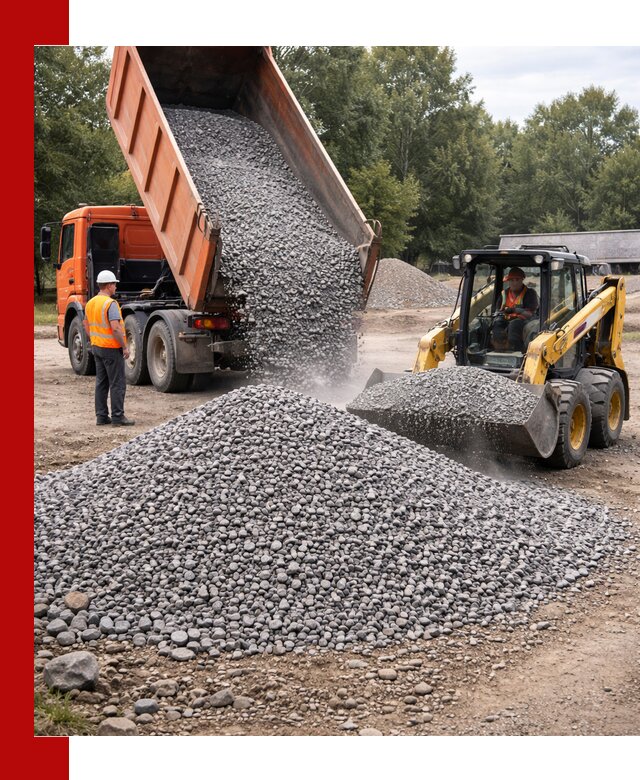 Купить гранитный щебень фракции 5–10 в Мариинске с доставкой