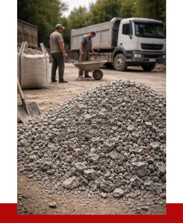 Гранитный щебень фракция 20-40 в Мариинске от 3263 руб. ПРОНЕРУДМрн