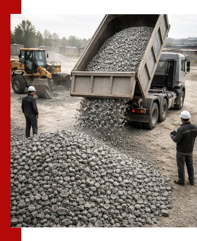 Доставка гранитного щебня фракции 20-40 в Мариинске