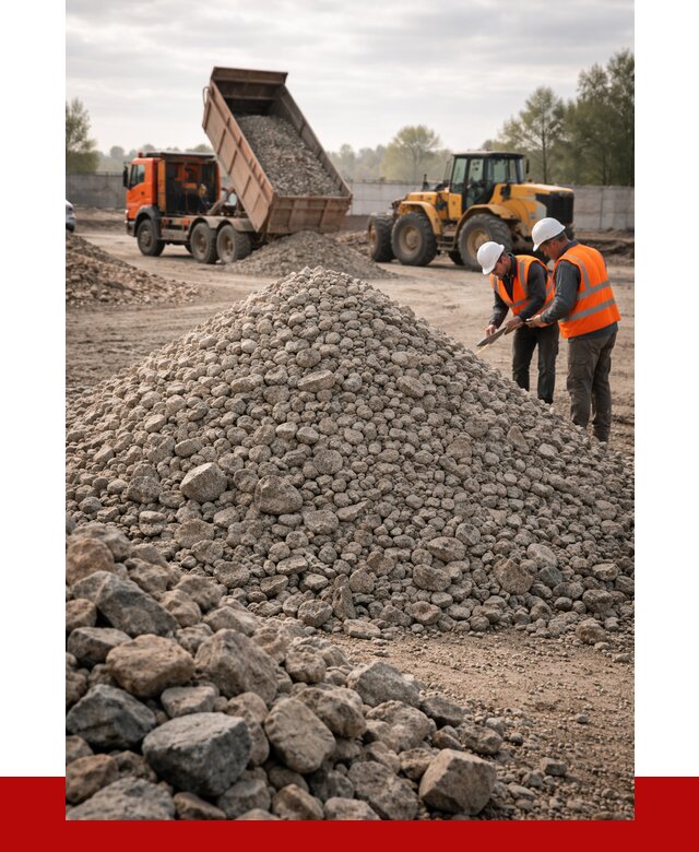 Гранитный щебень фракция 40-70 в Мариинске от 2550 руб ПРОНЕРУДМрн