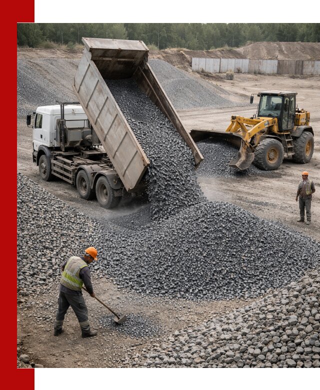 Щебень габбро-диабаз фр. 5-20 с доставкой в Мариинске