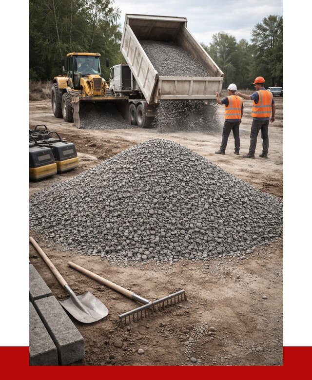 Гравийный щебень купить в Мариинске от 2244 р. ПРОНЕРУДМрн