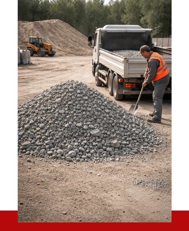 Гравийный щебень фракция 5-10 в Мариинске от 2244 р. | ПРОНЕРУДМрн