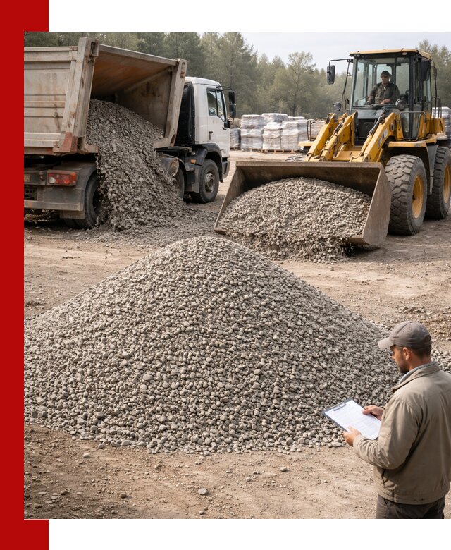 Гравийный щебень фракция 5–10 с доставкой в Мариинске