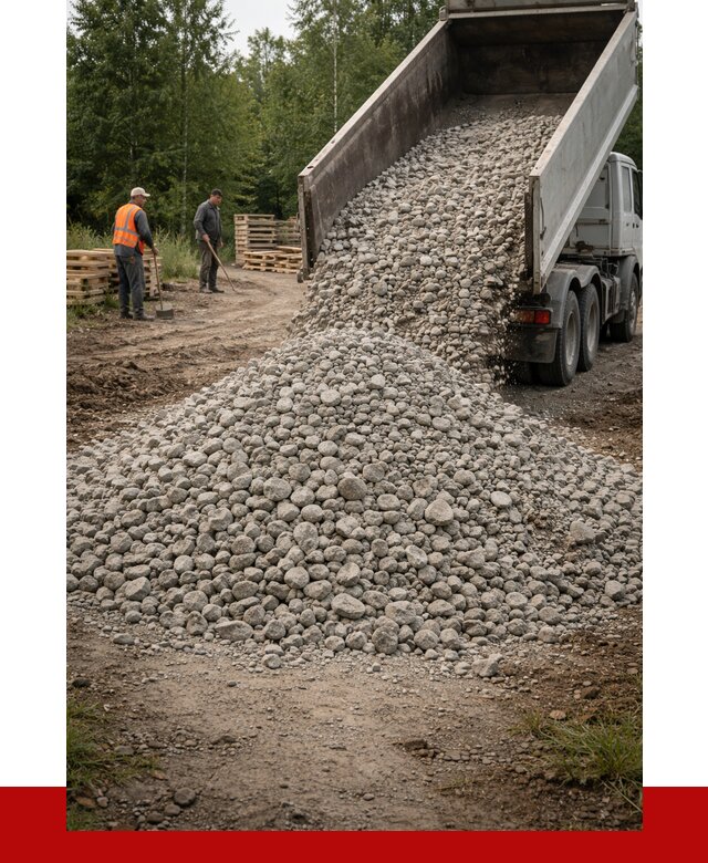 гравийный щебень фракция 70-120 в Мариинске от 2499 р. ПРОНЕРУДМрн