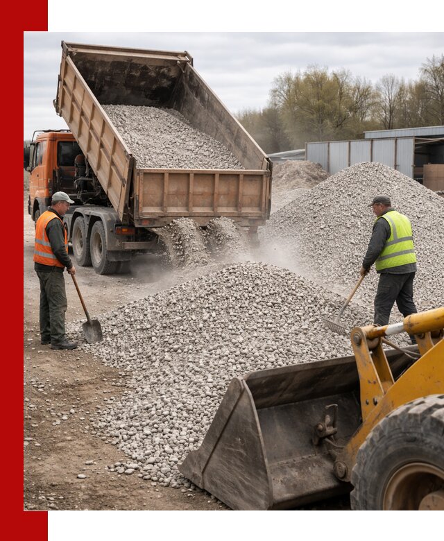 Доломитовый щебень фракции 5-20 с доставкой в Мариинске