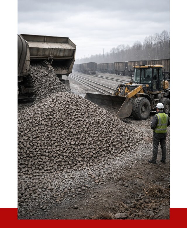 Купить железнодорожный щебень в Мариинске от 2855 р. | ПРОНЕРУДМрн
