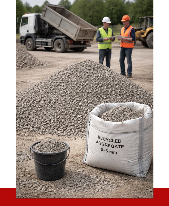 Вторичный щебень фракция 0-5 в Мариинске от 1632 р. ПРОНЕРУДМрн