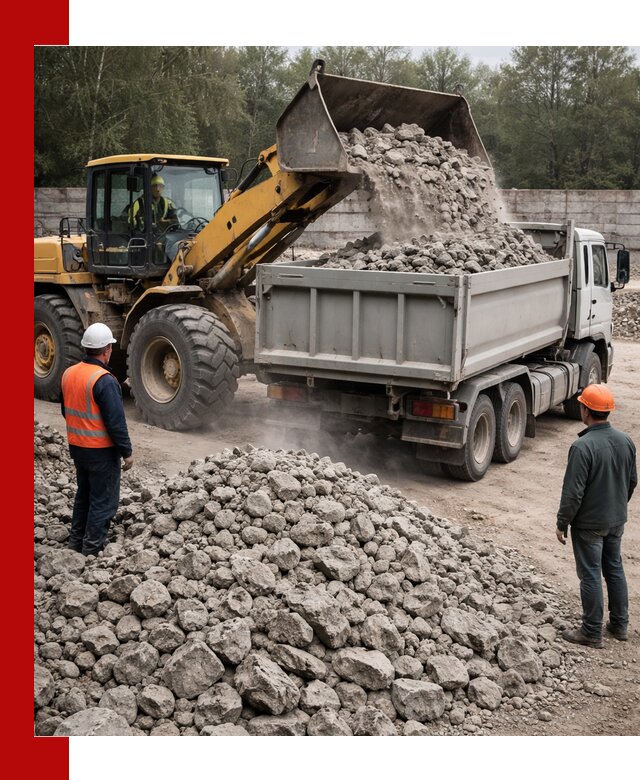 Вторичный щебень фракция 70–150 в Мариинске с доставкой