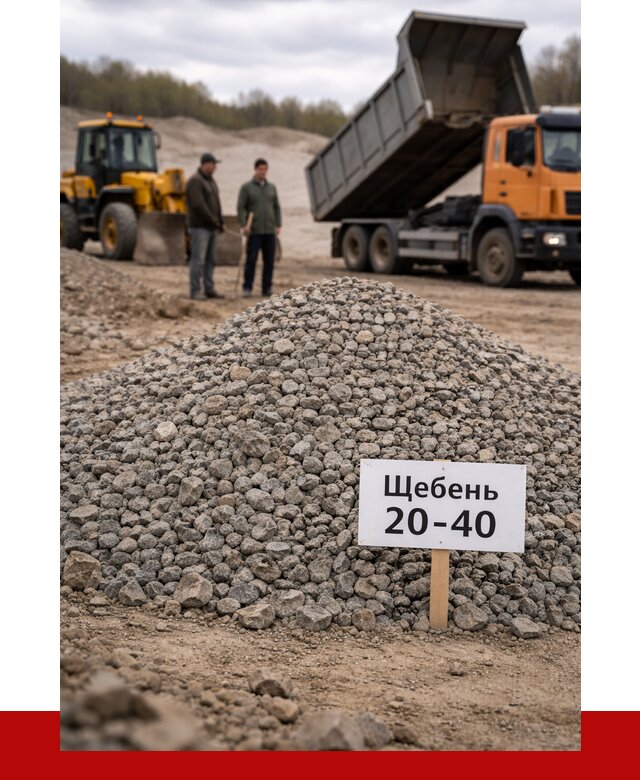 Бетонный щебень фракция 20-40 в Мариинске от 2499 р. | ПРОНЕРУДМрн