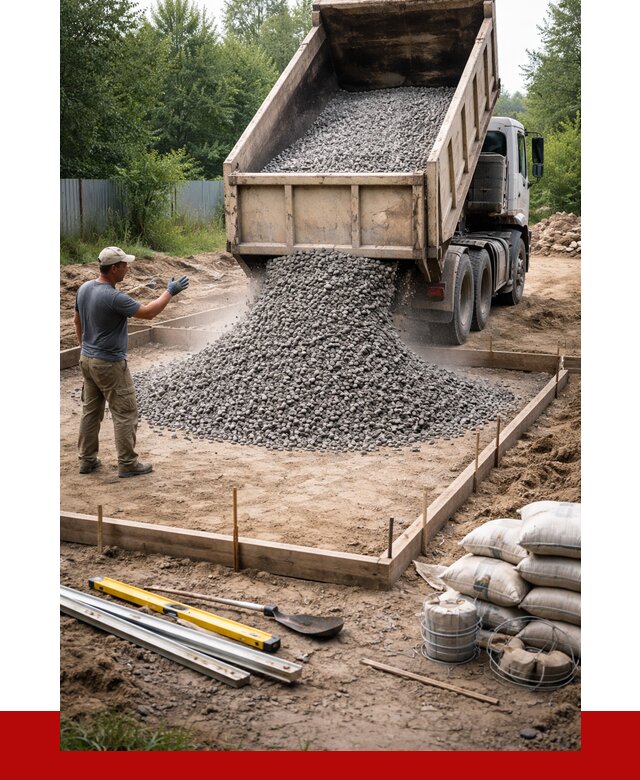 Купить щебень для фундамента в Мариинске от 4589 р. | ПРОНЕРУДМрн