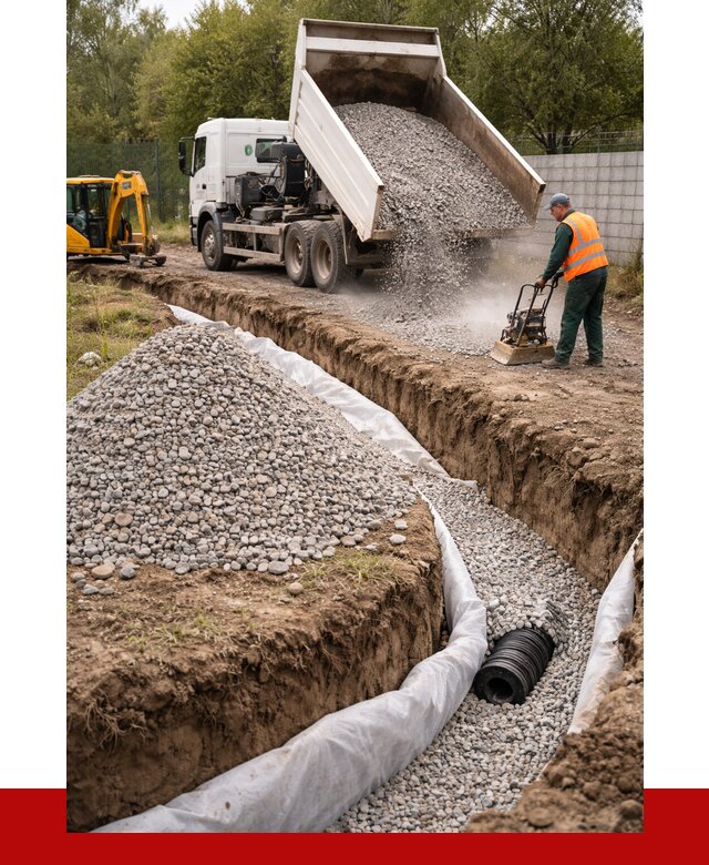 Щебень для дренажа в Мариинске от 1887 р., ПРОНЕРУДМрн доставка