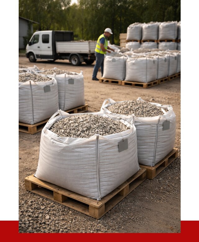 Щебень в мешках с доставкой в Мариинске от 4283 р. | ПРОНЕРУДМрн