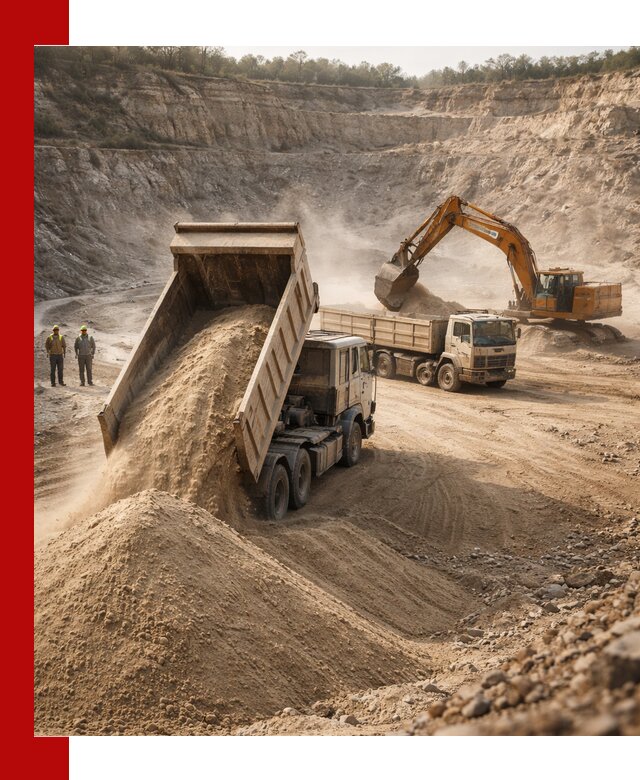 Карьерный песок навалом с доставкой в Мариинске