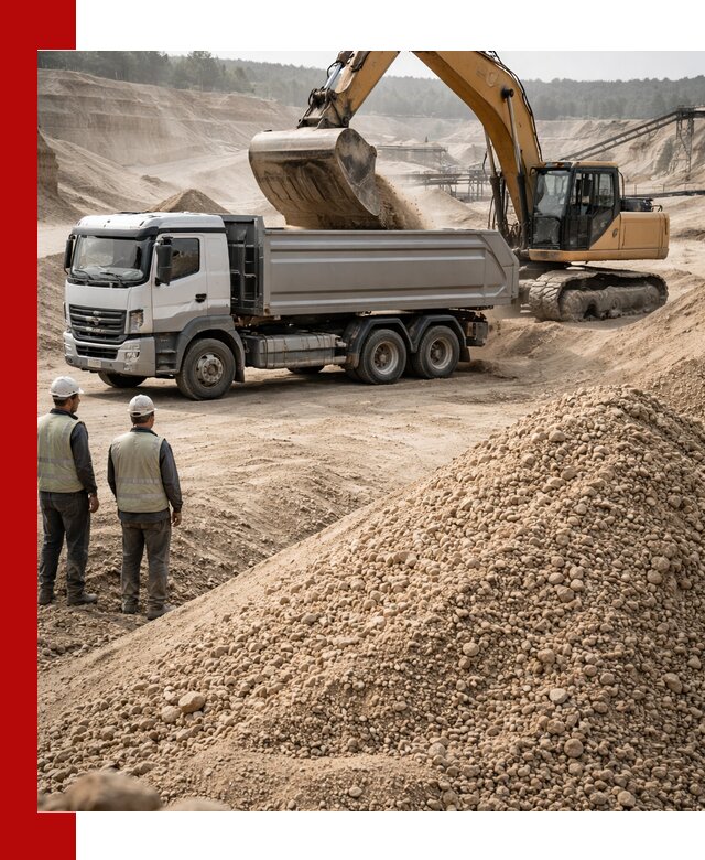 Карьерный крупнозернистый песок с доставкой в Мариинске