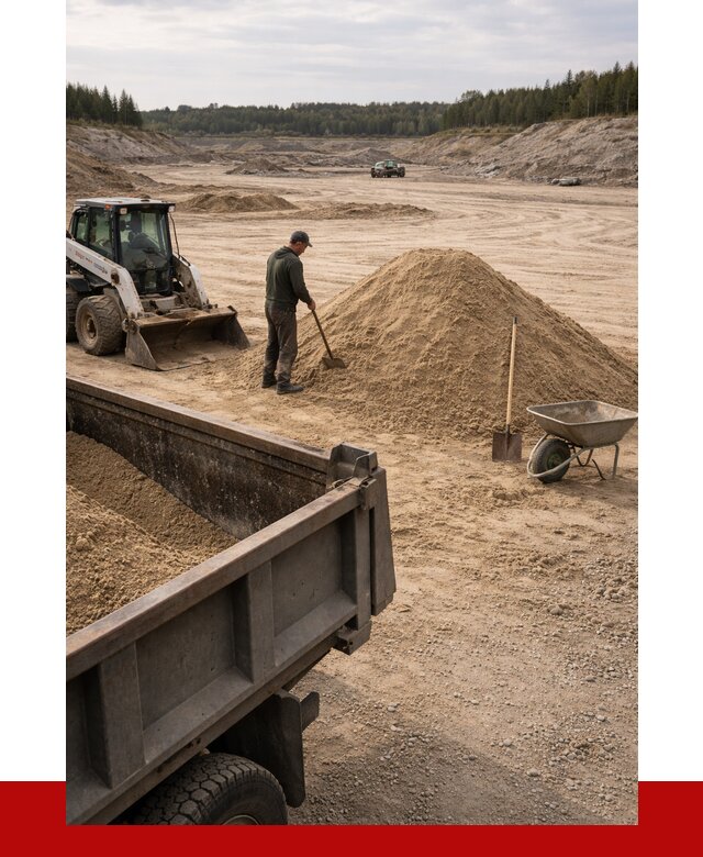 Карьерный песок среднезернистый в Мариинске, от 2244 р. ПРОНЕРУДМрн