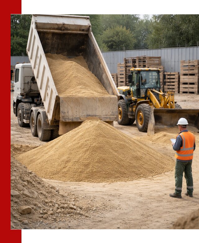 Доставка карьерного мелкозернистого песка в Мариинске