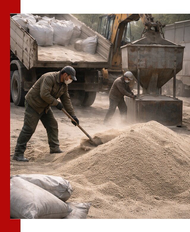 Кварцевый песок для пескоструя в Мариинске — доставка и качество