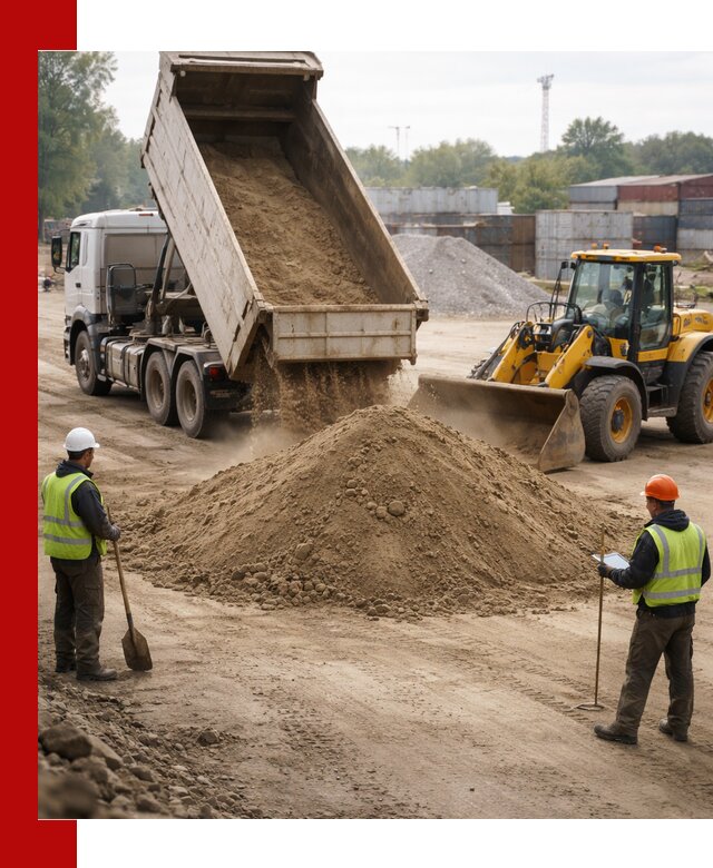 Доставка и продажа пескогрунта оптом и в розницу в Мариинске