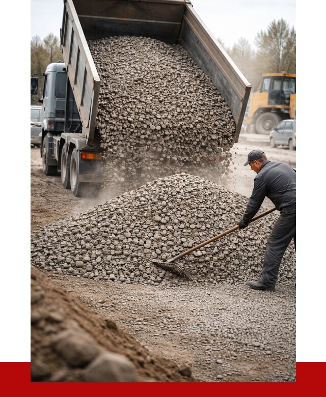 Гравий фракция 20-40 в Мариинске от 2550 р. доставка | ПРОНЕРУДМрн