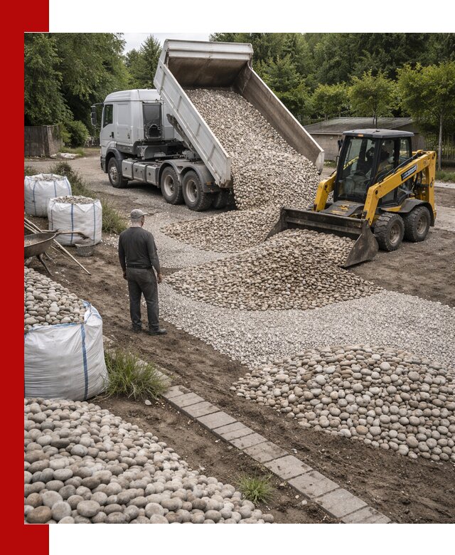 Доставка морской гальки оптом и в розницу в Мариинске