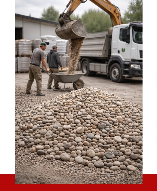 Галька декоративная в Мариинске от 3263 р. за куб | ПРОНЕРУДМрн