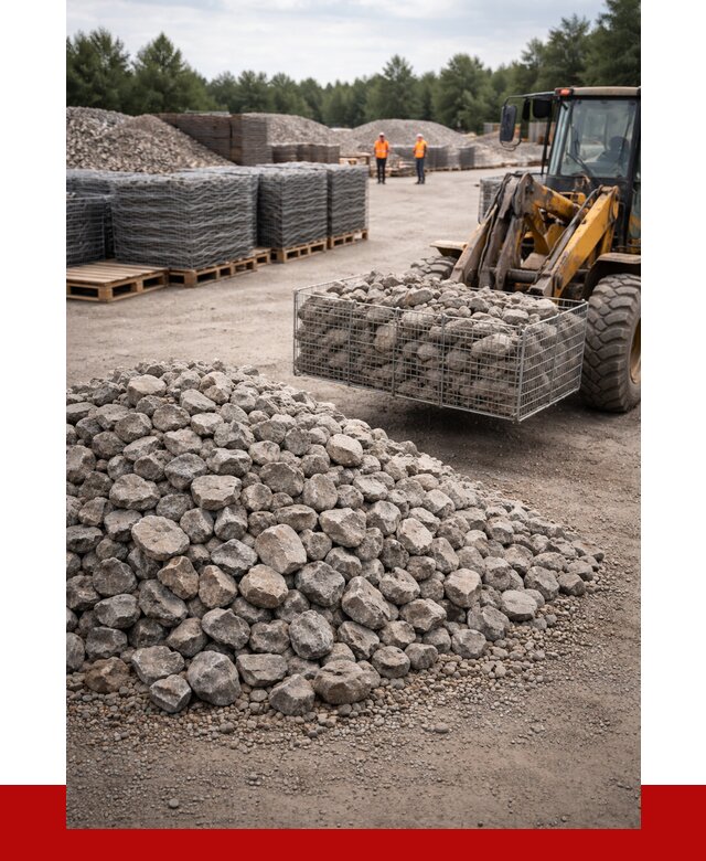 Камень для габионов фракция 70-150 в Мариинске от 4283 р. | ПРОНЕРУДМрн