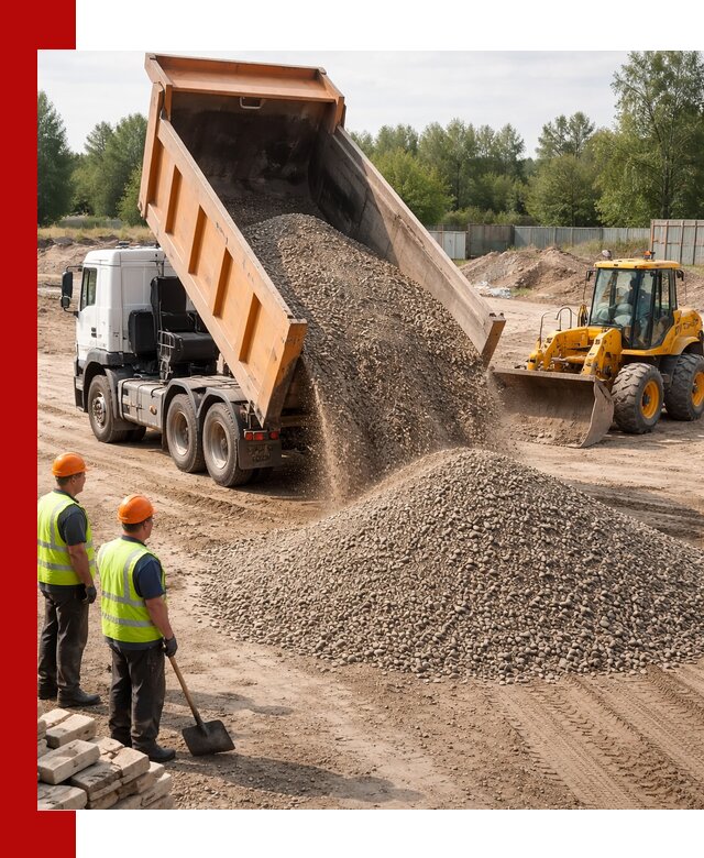 Доставка щебёночно-песчаной смеси ЩПС С7 в Мариинске