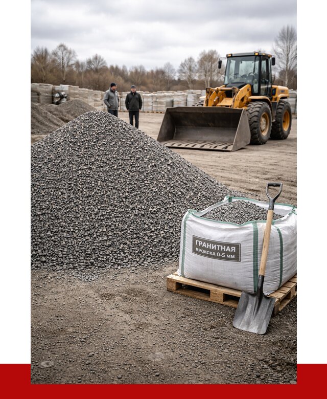 Купить гранитную крошку в Мариинске от 4895 р. с доставкой | ПРОНЕРУДМрн