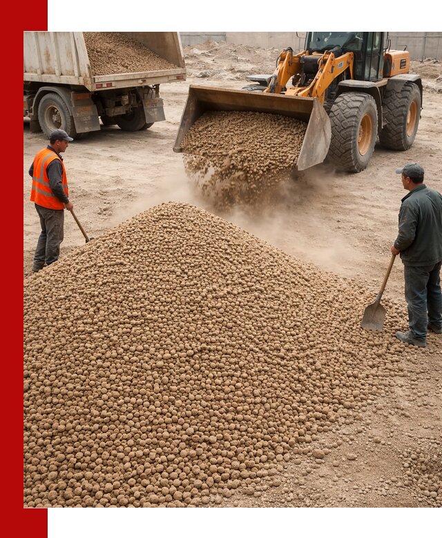 Керамзит фракция 10-20 с доставкой в Мариинске