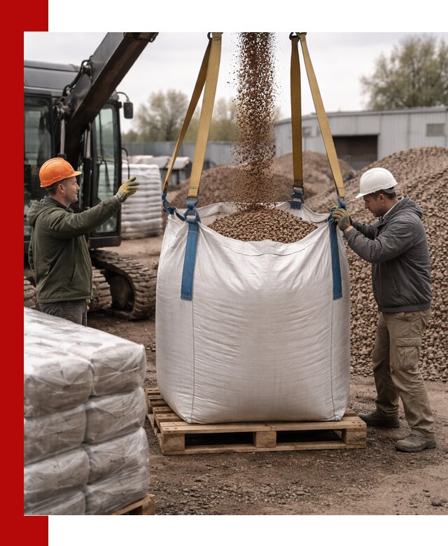 Керамзит в биг-бегах с доставкой в Мариинске
