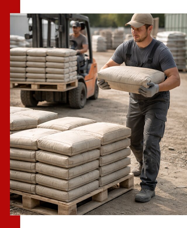 Доставка цемента в мешках оптом и в розницу в Мариинске