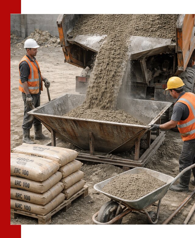 Доставка цементно-песчаной смеси М100 в Мариинске