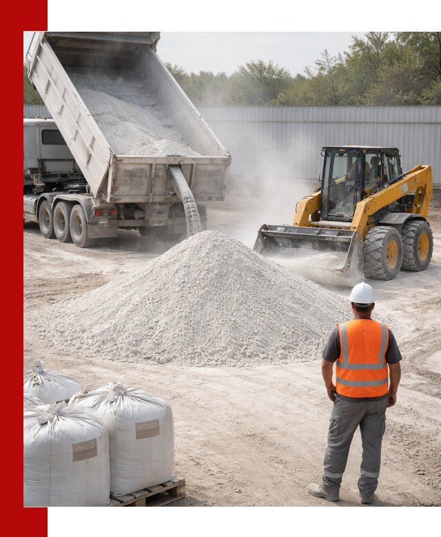 Доставка и продажа известняковой муки в Мариинске