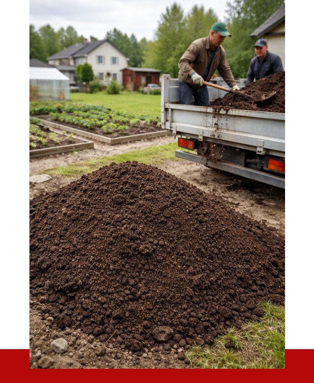 Плодородный грунт в Мариинске с доставкой от 4283 р. | ПРОНЕРУДМрн