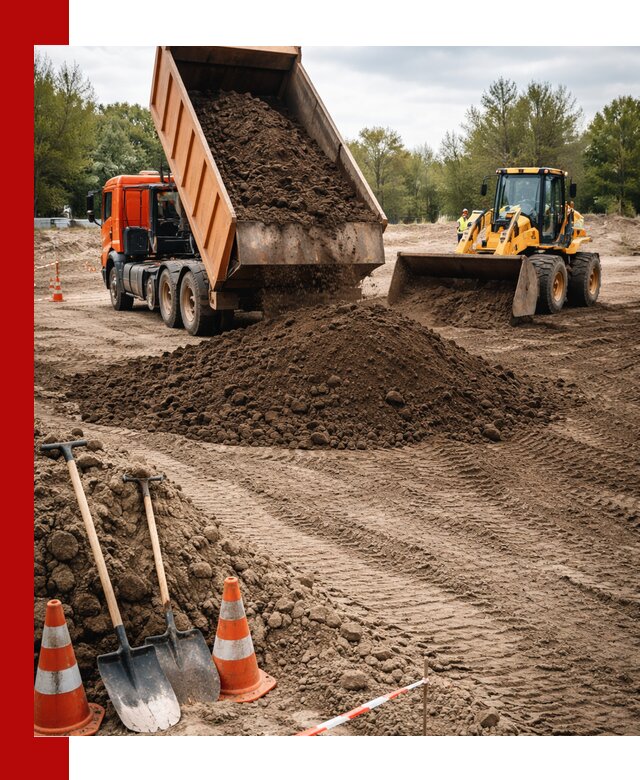 Поставка и доставка планировочного грунта в Мариинске