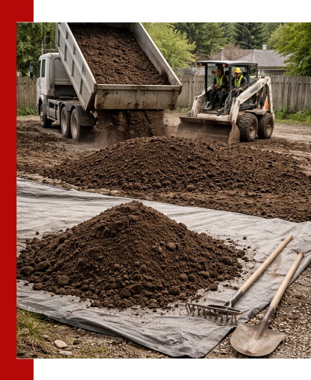 Грунт для отсыпки участка с доставкой в Мариинске