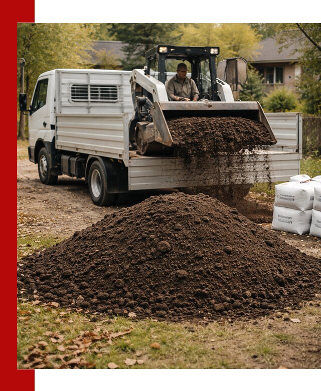 Доставка садовой земли в больших объёмах в Мариинске
