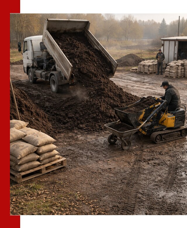 Кислый торф в доставке по выгодным ценам в Мариинске