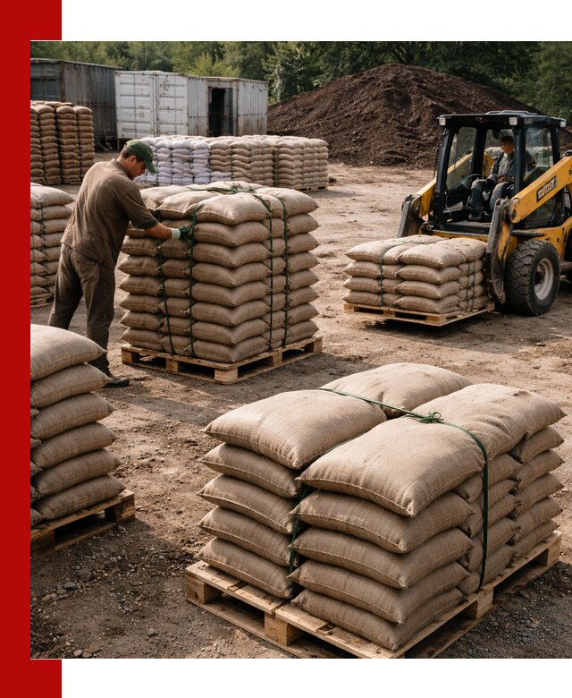 Доставка торфа в мешках по выгодным ценам в Мариинске