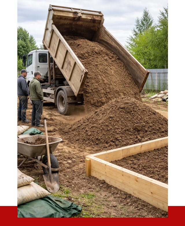 Торфо песчаная смесь в Мариинске с доставкой от 1887 р. | ПРОНЕРУДМрн