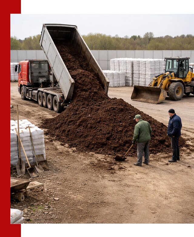 Доставка торфяных смесей оптом и в розницу в Мариинске