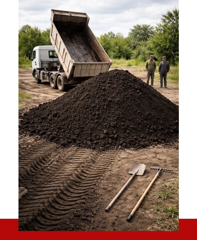Купить чернозем навалом в Мариинске от 1224 р. за куб | ПРОНЕРУДМрн