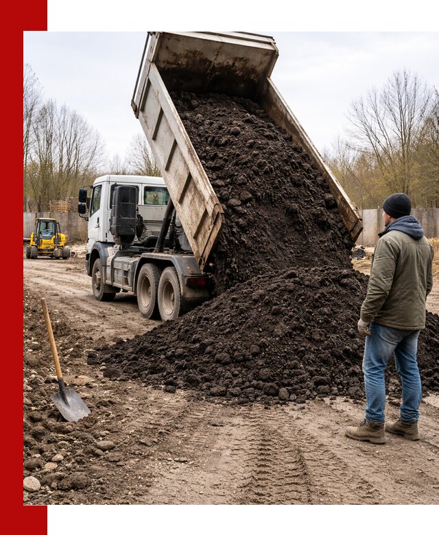 Доставка чернозема навалом в Мариинске быстро и выгодно