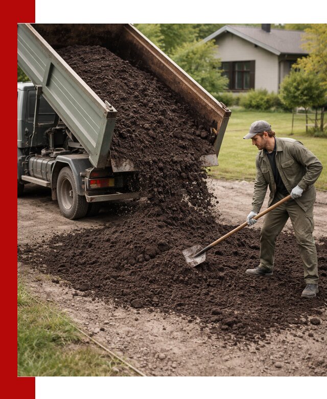 Чернозем для газона с доставкой в Мариинске быстро и качественно
