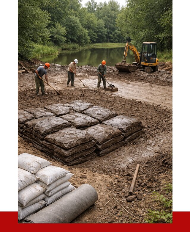 Купить глину для пруда в Мариинске от 4589 р. с доставкой | ПРОНЕРУДМрн