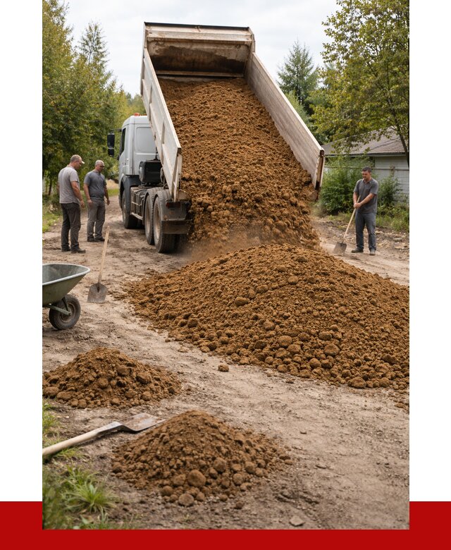 Купить суглинок с доставкой в Мариинске от 2550 р. за куб | ПРОНЕРУДМрн