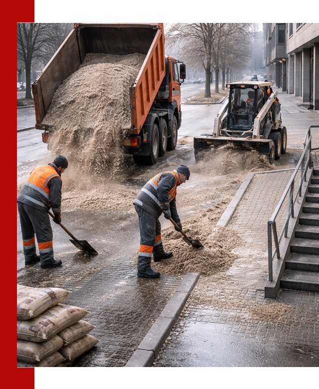 Поставка противогололедных материалов в Мариинске